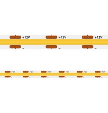 Premium 12V COB LED Strip, 5 m, 1,600 LEDs, IP20, 4,000K | LVT