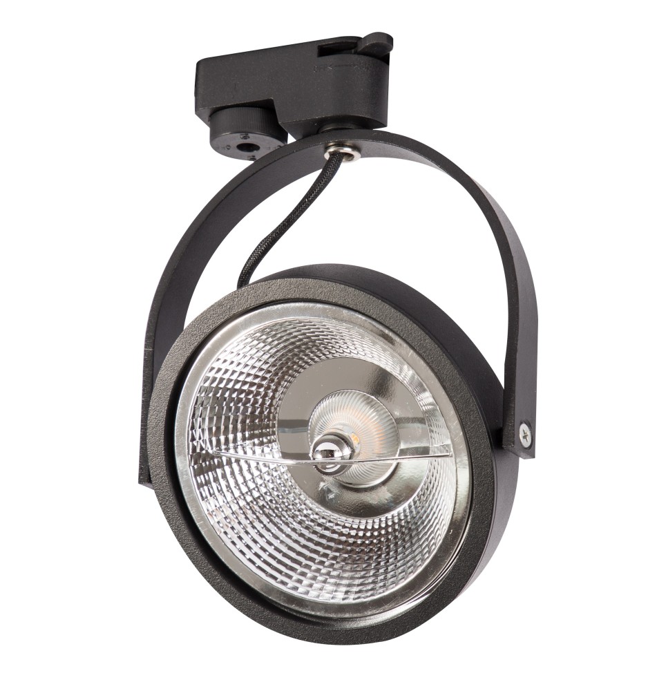 Reflektor szyna 1-faza AR111 Leon czarny