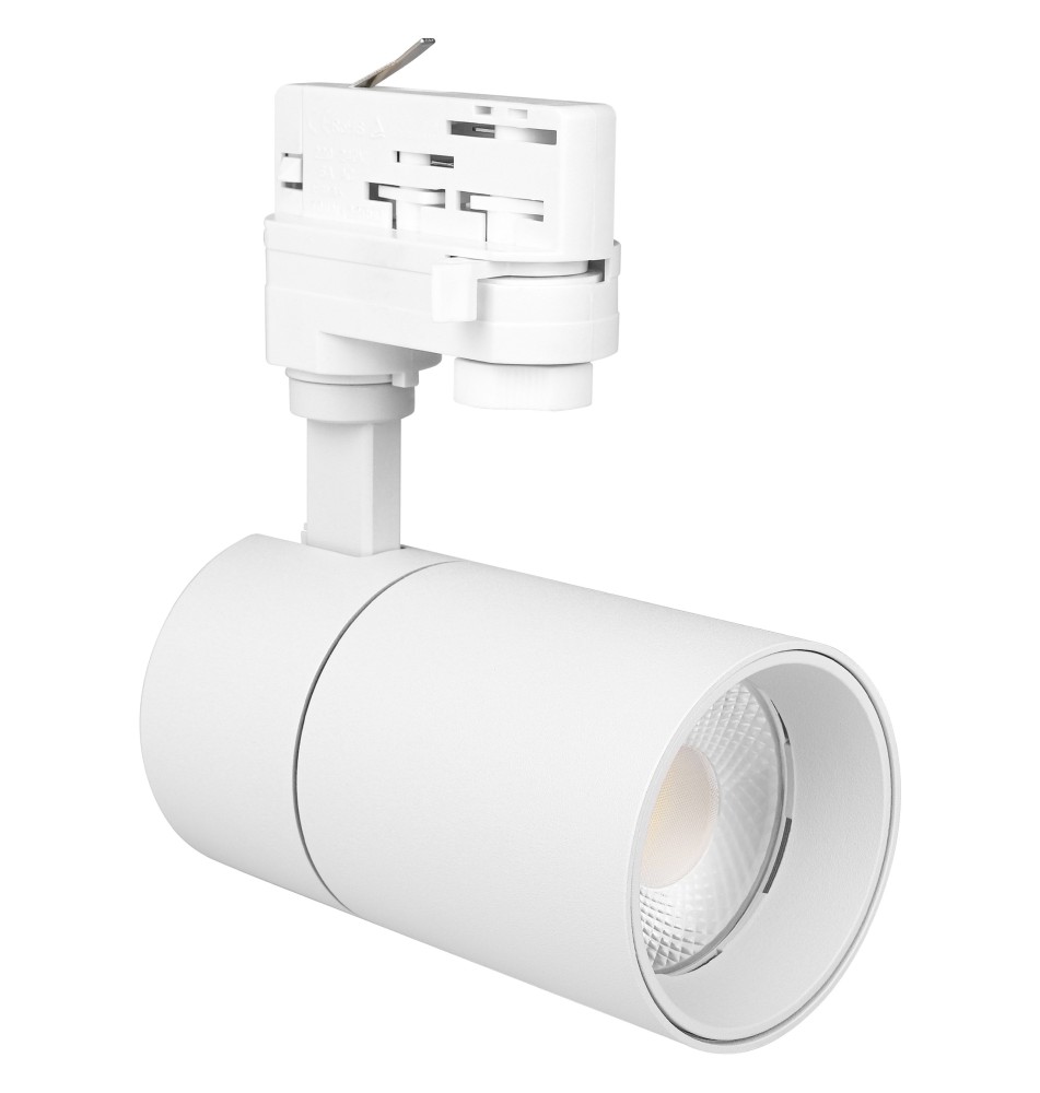 Reflektor LED szyna 3-fazy Pulso 10W 3CCT biały