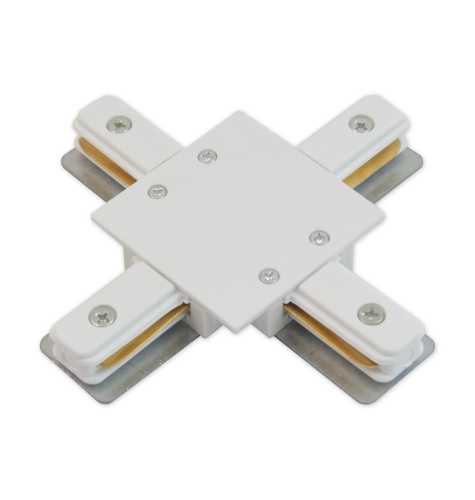 TR Connector, 1-Phase Rail, Type +, White | LVT
