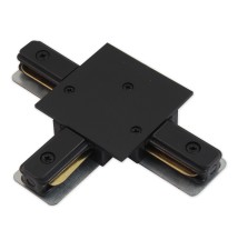 Łącznik TR szyna 1-faza typ T czarny