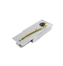 ZX End Cap, 1-Phase Power Rail, White | LVT