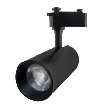 Reflektor LED szyna 1-faza Piko 30W 4000K czarny | LVT
