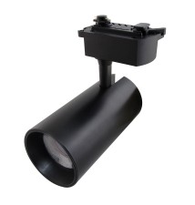 Reflektor LED szyna 1-faza Piko 30W 4000K czarny | LVT