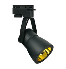 Reflektor szyna 1-faza GU10 Goldi 73mm czarny