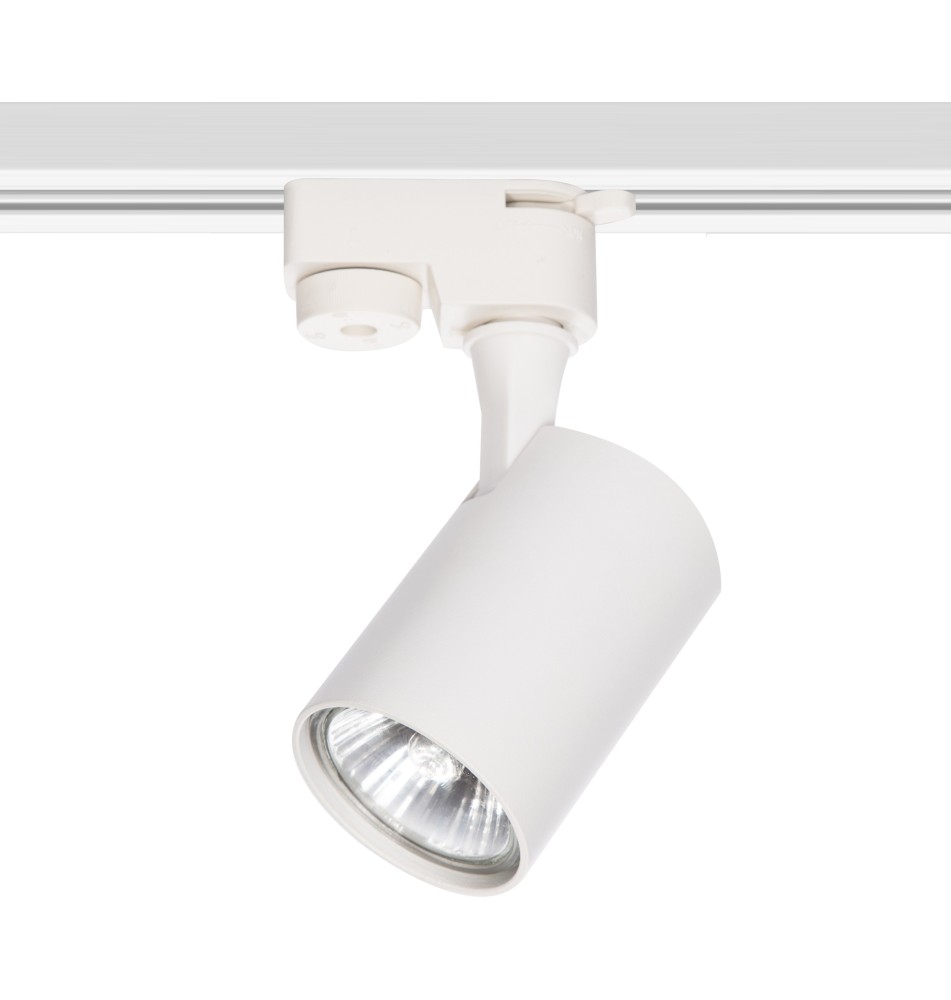 Elion 55mm White 1-Phase GU10 Track Light | LVT
