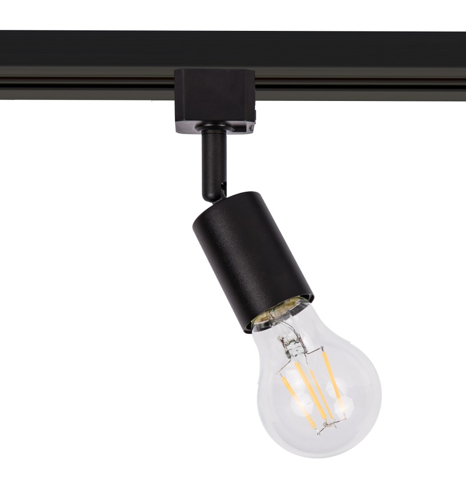 Reflektor szyna 1-faza E27 Eos czarny | LVT