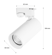 Reflektor szyna 1-faza GU10 Tangi 60mm biały