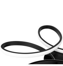 Żyrandol LED Galaxis Virgo 58x10cm 77W czarny