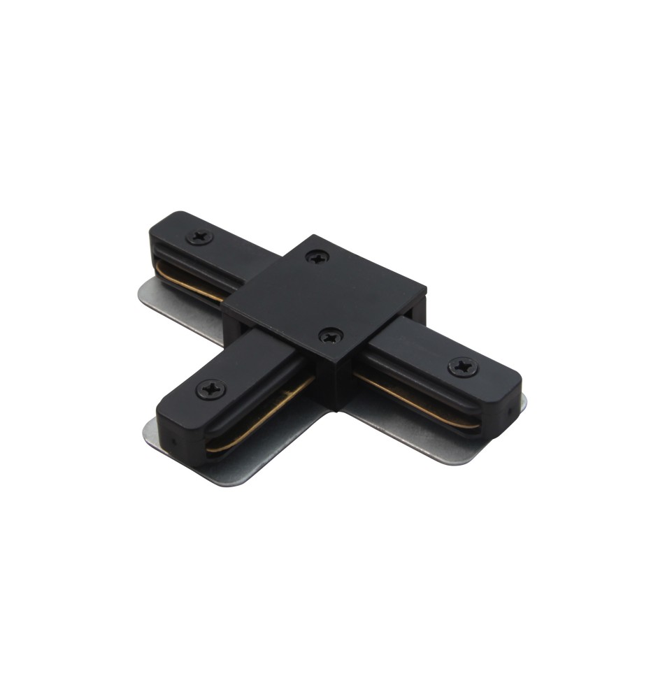 HQ 1-Phase Type T Rail Connector, Black | LVT