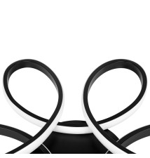 Żyrandol LED Galaxis Virgo 58x10cm 77W czarny