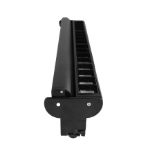 Lampa LED szyna 1-faza Linda duo 60cm 48W 4000K czarna | LVT