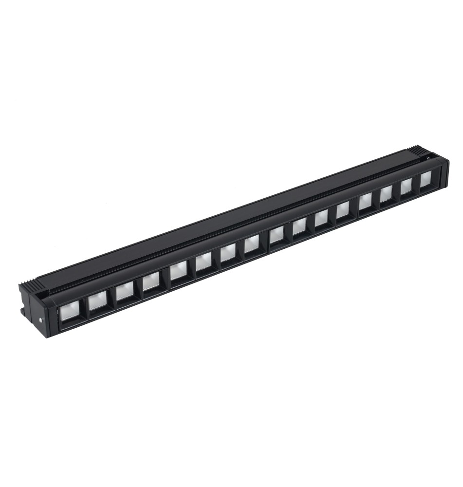 Linda 1-Phase LED Track Light, 60 cm, 24 W, 4000 K, Black | LVT