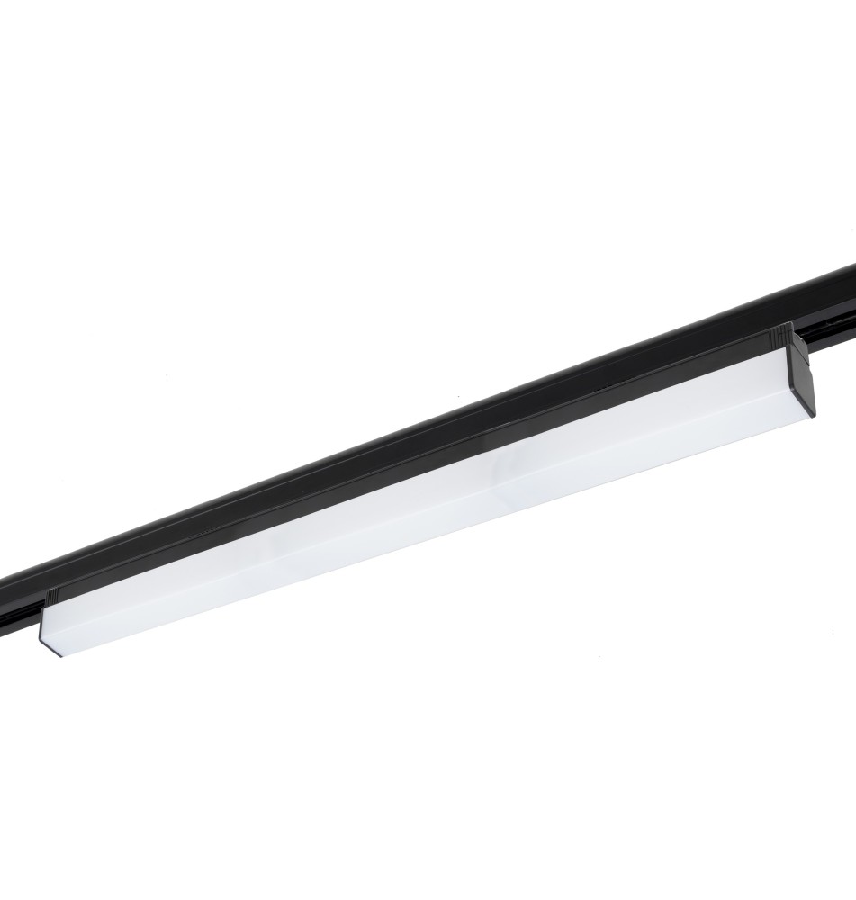 Emma 1-Phase LED Track Light, 90 cm, 40 W, 4000 K, Black | LVT