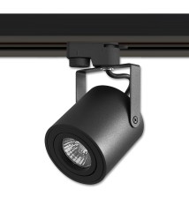 Reflektor szyna 1-faza GU10 Abi 80mm czarny | LVT