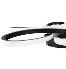 Galaxis Virgo LED Chandelier, 58x10 cm, 77 W, Black | LVT