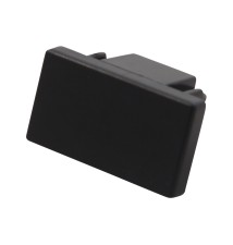 HQ 1-Phase Rail End Cap, Black | LVT