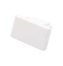 HQ 1-Phase Rail End Cap, White | LVT
