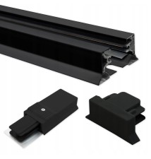 Szynoprzewód ZX szyna 1-faza natynkowa 2m czarna