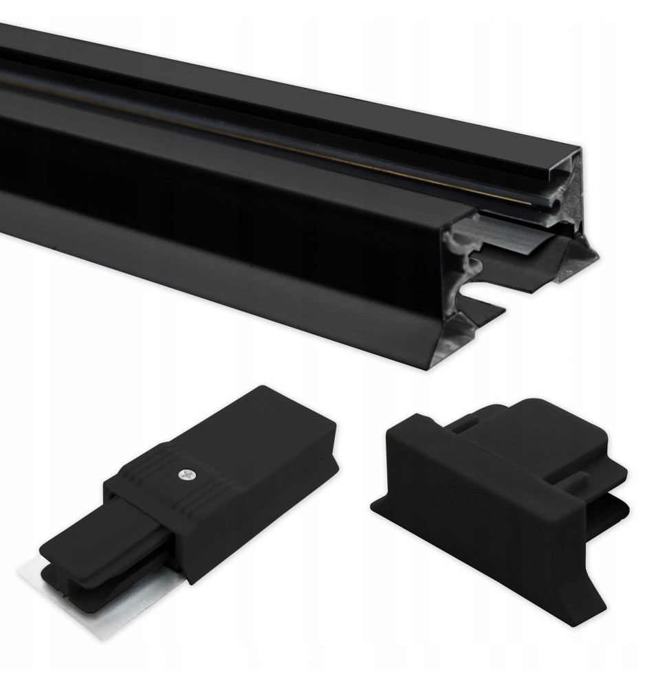 Szynoprzewód ZX szyna 1-faza natynkowa 2m czarna