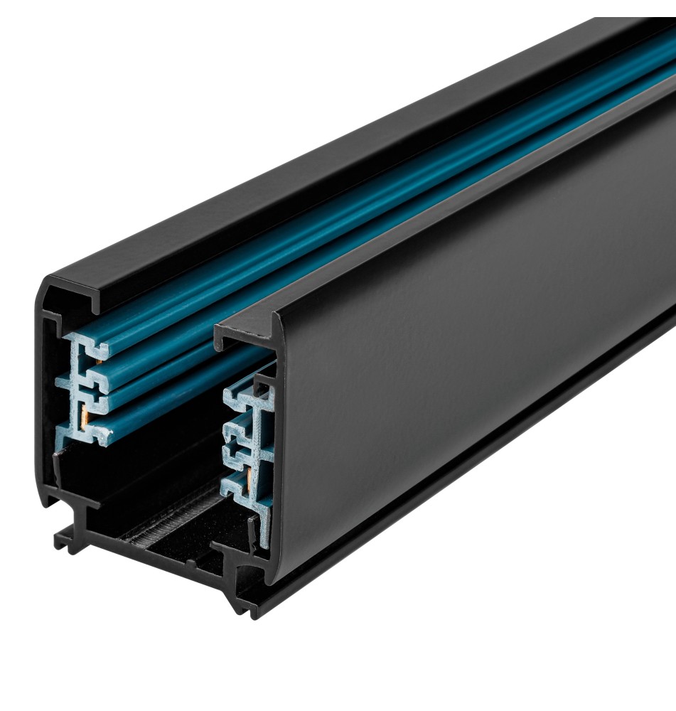 Szynoprzewód szyna 3-fazy natynkowa 1m czarna