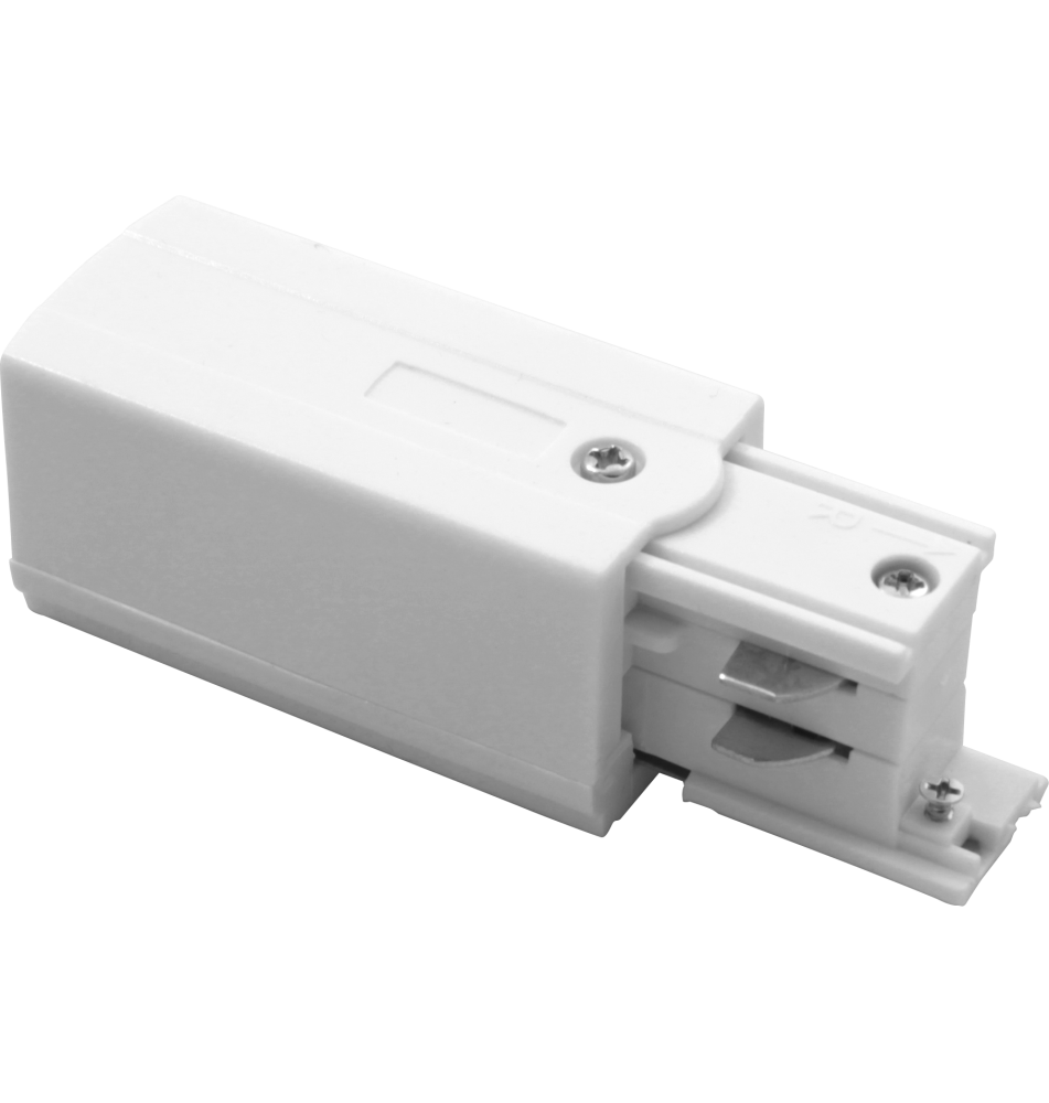 Zakończenie szyna 3-fazy zasilanie białe