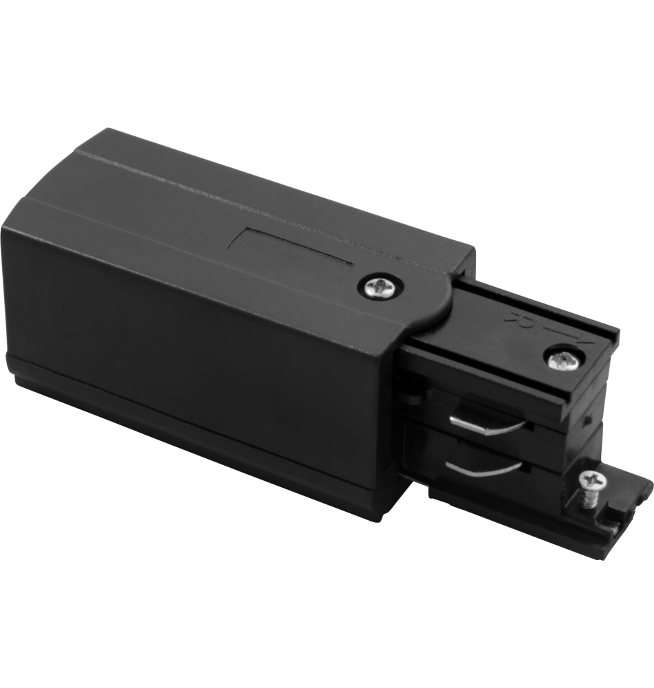 Zakończenie szyna 3-fazy zasilanie czarne