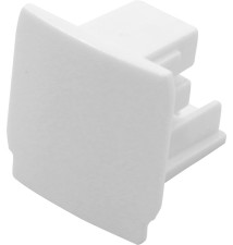 3-Phase Track End Cap, White | LVT