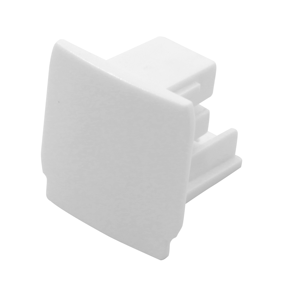 Zakończenie szyna 3-fazy zaślepka biała