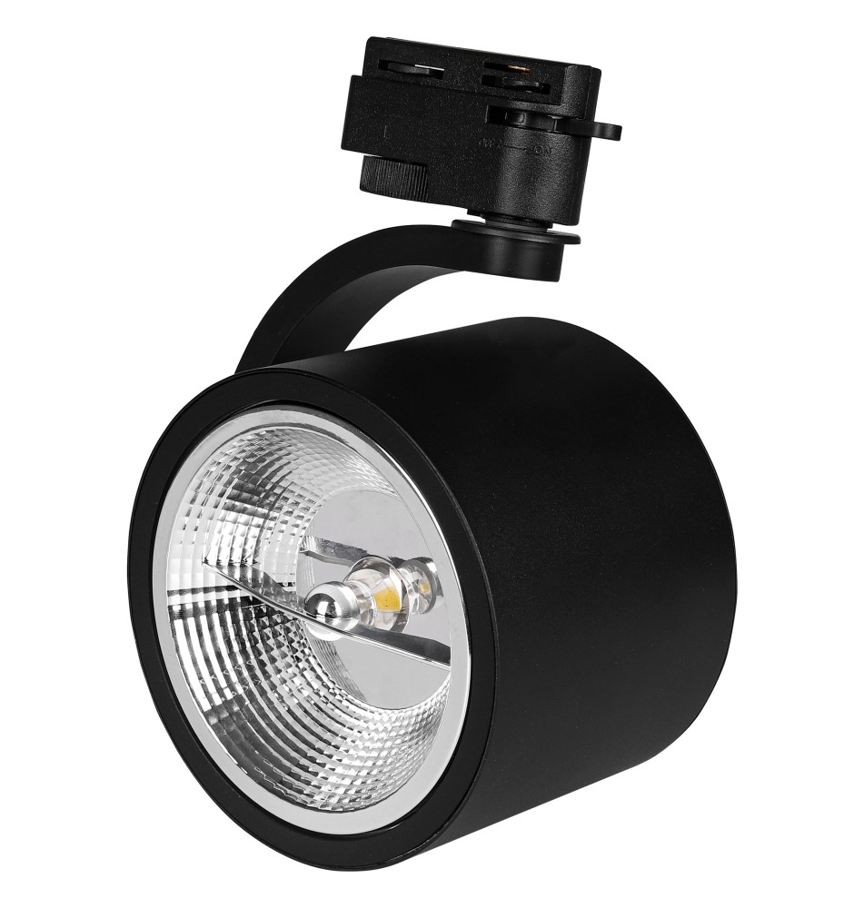 Reflektor szyna 1-faza AR111 Robio 120mm czarny