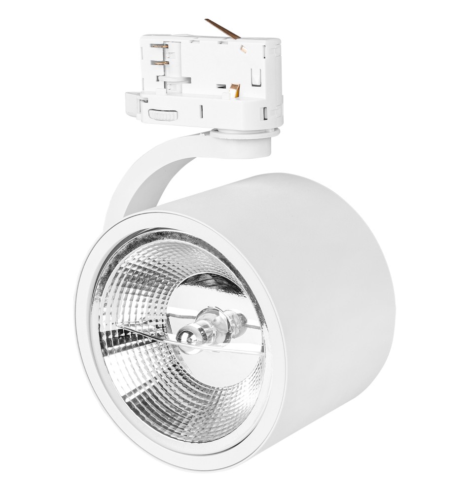 AR111 Robio 3-Phase Track Light, 120 mm, White | LVT