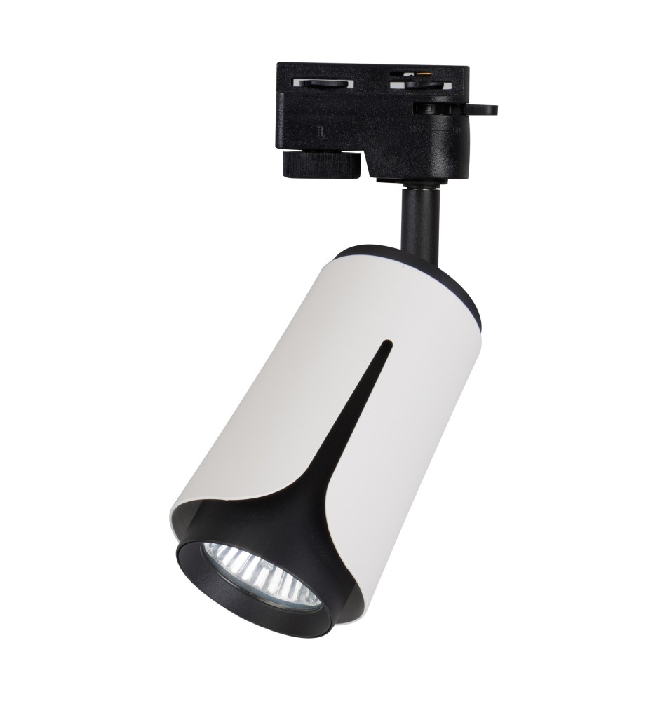 Reflektor szyna 1-faza GU10 biały + czarny