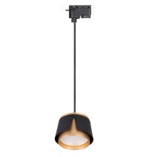 Oprawa wisząca szyna 1-faza GX53 czarny + złoty