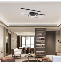Żyrandol LED Galaxis Vela 83x36x8cm 90W czarny | LVT