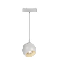 Lampa LED Luxo 48V 10W 4000K Mars wisząca biała | LVT