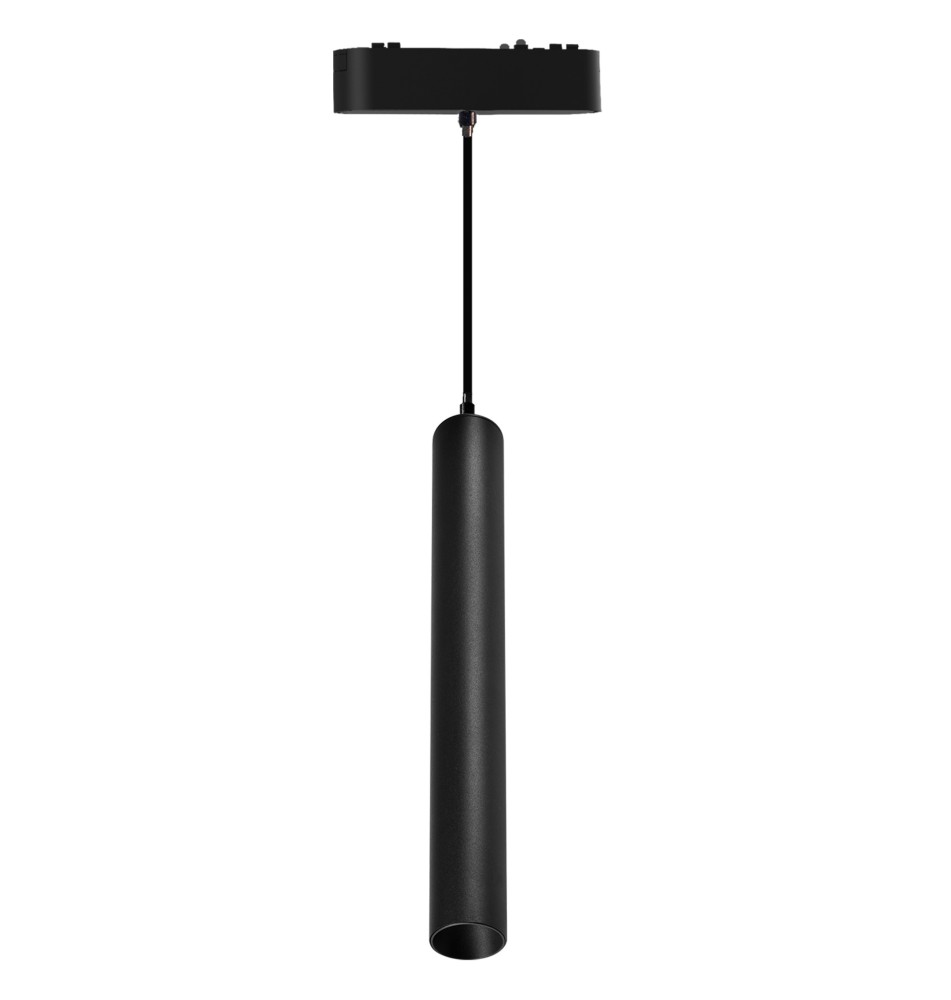 Lampa LED Luxo 48V 7W 4000K 36° wisząca czarna