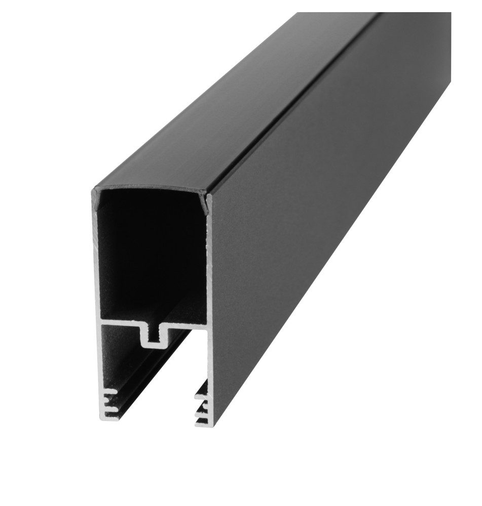 Profil do szynoprzewodu Luxo 48V natynkowy 1m czarny