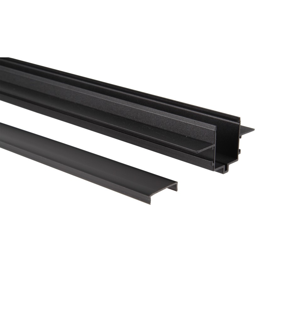 Profil do szynoprzewodu Luxo 48V podtynkowy 2m czarny