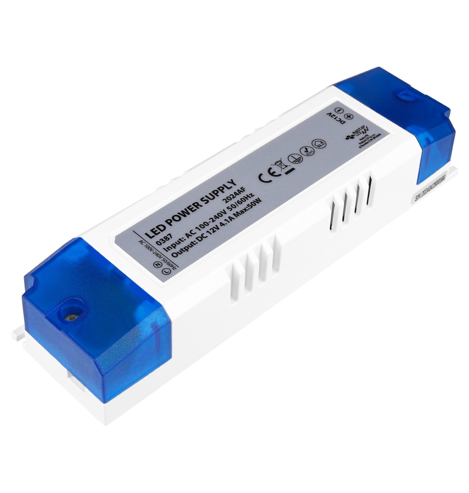 Zasilacz LED meblowy 12V 50W 4.1A IP20