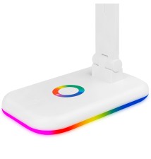 Lampa biurkowa Alma LED RGB + CCT 12W biała | LVT