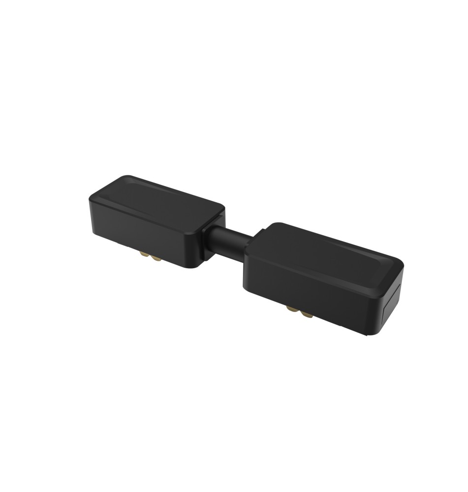 Łącznik Luxo 48V wpinany kabel prosty czarny