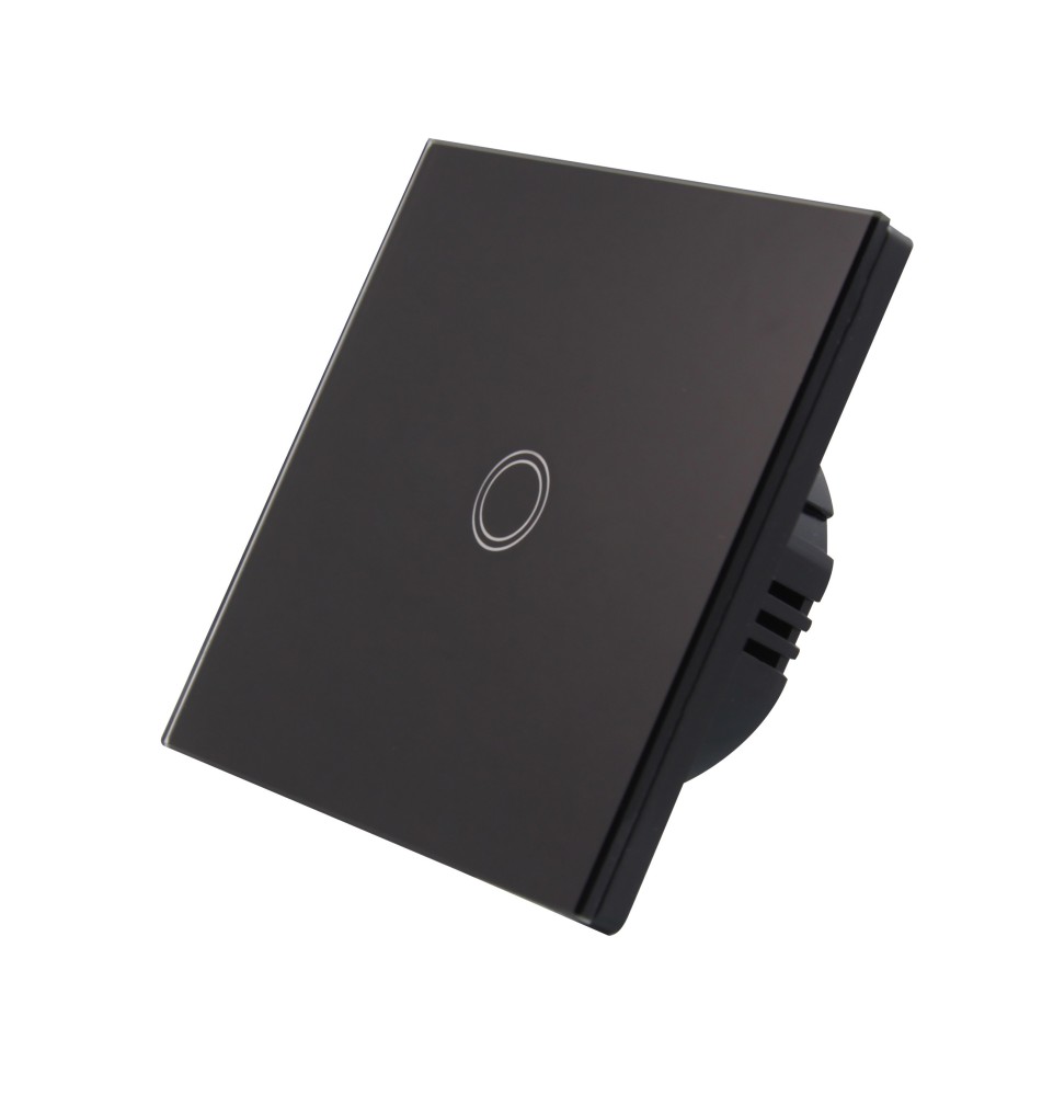 Pilot S2 podtynkowy włącznika szklanego czarny kabel