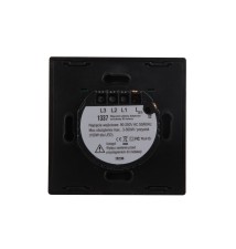 Pilot S2 podtynkowy włącznika szklanego czarny kabel