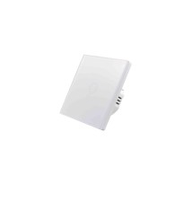 Włącznik szklany dotykowy RF schodowy biały