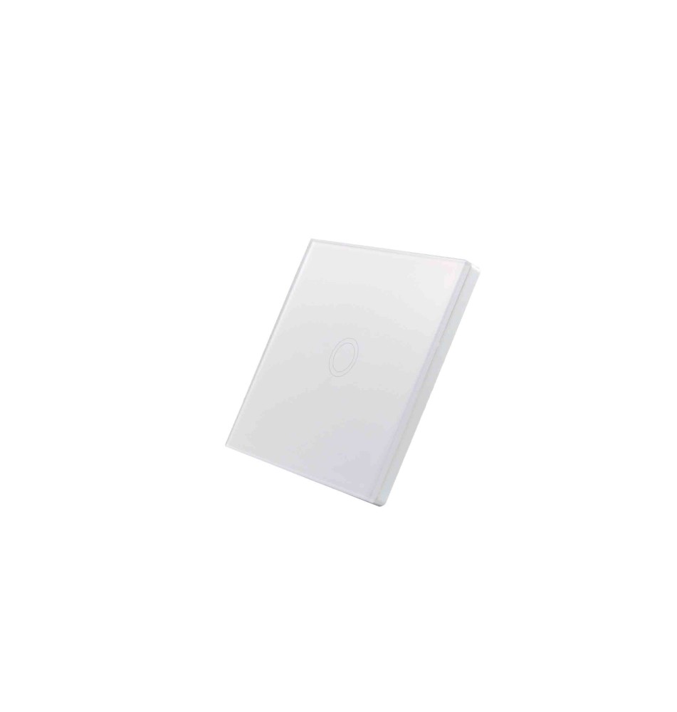 Surface-Mounted RF Remote Control for Glass Switch, White, Battery-Powered | LVT