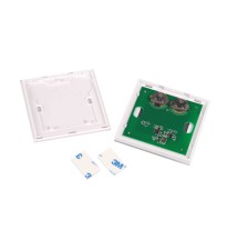 Surface-Mounted RF Remote Control for Glass Switch, White, Battery-Powered | LVT
