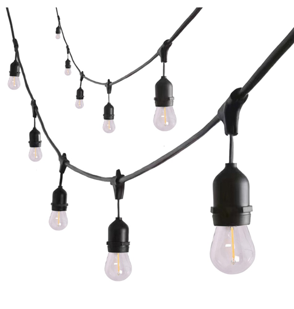 Girlanda LED 10m 10x E27 z żarówkami 1W | LVT