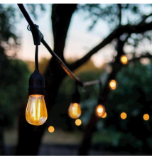 Girlanda LED 10m 10x E27 z żarówkami 1W