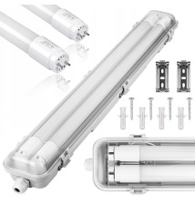 Oprawa LED 60cm 2x18W Clear