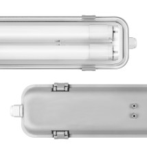 Oprawa LED 120cm 2x36W odbłyśnik | LVT
